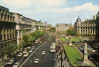 QSL 1983: Universitätsplatz in Bukarest